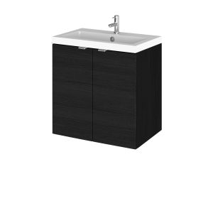 500mm Vanity Unit & Basin - Hudson Reed CBI640 Charcoal Black, Hacienda Black colour ,image 1