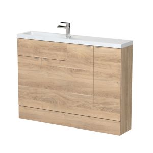 1200mm Combination - Compact - Hudson Reed CBI3025 Oak, Oak colour ,image 1