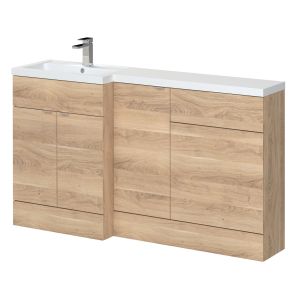 1500mm Left Hand Combination - Hudson Reed CBI3015 Oak, Oak colour ,image 1