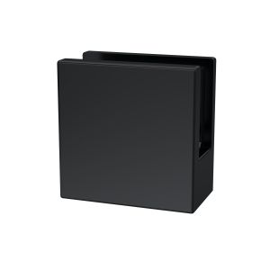 Black Wetroom Foot and Wall Bracket - Hudson Reed WRSF008 Matt Black, Black colour ,image 1