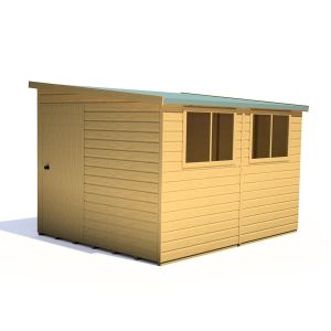 Norfolk 10 x 8 Single Door Shiplap Shed - Style A