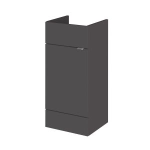 400mm Vanity Unit - Hudson Reed OFF904 Gloss Grey, Grey colour ,image 1