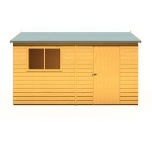 Lewis 12 x 8 Single Door Shiplap Shed - Reverse Style C