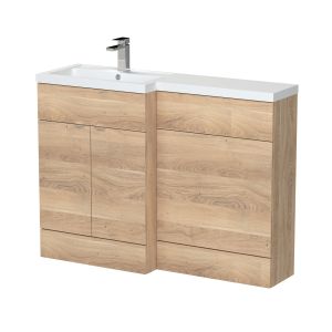 1200mm Left Hand Combination - Hudson Reed CBI3009 Oak