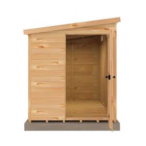 Security Pent 10 x 6 Single Door Shiplap Shed