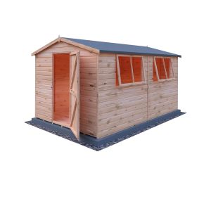 Lewis 10 x 10 Single Door Loglap Shed