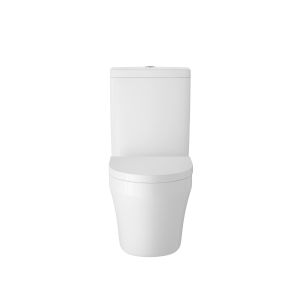 Flush to Wall Pan, Cistern & Seat - Hudson Reed CMA009 White High Gloss, White colour ,image 1