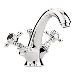 Mono Basin Mixer - Hudson Reed BC405HX Chrome, Black/Chrome colour ,image 1