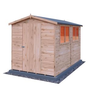 Lewis 10 x 6 Single Door Loglap Shed