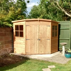 7 x 7 Corner Shed