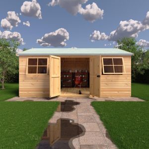 Mammoth 12 x 18 Double Door Shiplap Shed