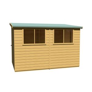 Norfolk 10 x 6 Single Door Loglap Shed - Style A