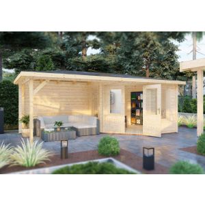 Amarrillo 10 x 20 Corner Log Cabin