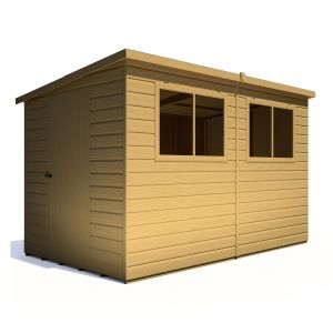 Caldey 10 x 6 Single Door Shiplap Shed - Style A