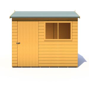 Lewis 8 x 6 Single Door Shiplap Shed - Reverse Style D