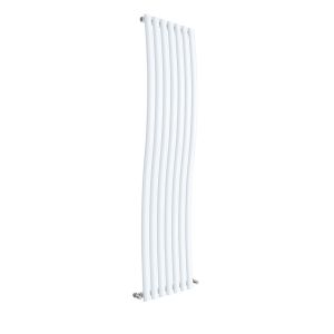 Wave Designer Radiator 1785 x 413 - Hudson Reed HLW95 White High Gloss, White colour ,image 1