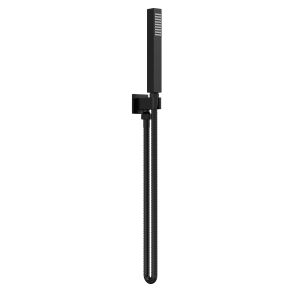 Outlet Elbow, Parking Bracket, Flex and Handset - Hudson Reed A4264 Matt Black, Black colour ,image 1