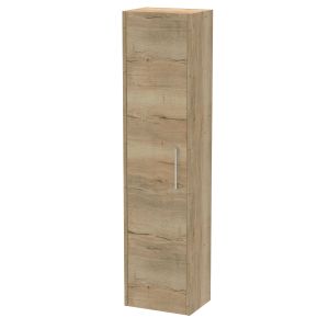 Wall Hung 350mm Tall Unit - Hudson Reed NPF1861 Oak, Oak colour ,image 1