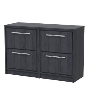 1200mm Floor Standing 4-Drawer Vanity with Worktop - Hudson Reed LIL2233W2 Grey, Grey colour ,image 1