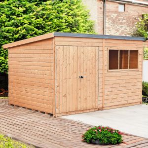 Norfolk 12 x 8 Double Door Loglap Shed