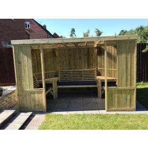 Riviera Enclosed Garden Room By Churnet Valley, Wood colour ,image 1