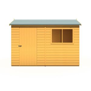 Lewis 10 x 8 Single Door Shiplap Shed - Reverse Style D