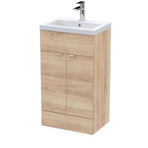 500mm Vanity Unit & Basin - Hudson Reed CBI3024 Oak, Oak colour ,image 1