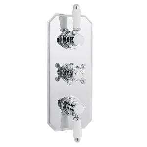 Triple Thermostatic Shower Valve - Nuie ITY317 Chrome, Chrome colour ,image 1