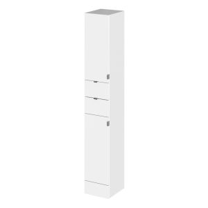 300mm Tall Unit - Hudson Reed OFF162 Gloss White, White colour ,image 1