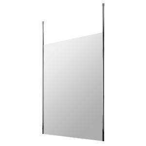 1400mm Wetroom Screen With Ceiling Post - Hudson Reed GPCP14 Chrome, Glass colour ,image 1