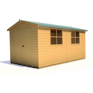 Bison 14 x 8 Double Door Shiplap Shed
