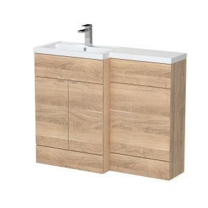 1100mm Left Hand Combination - Hudson Reed CBI3002 Oak