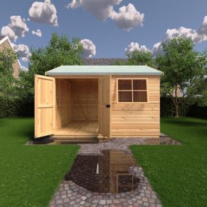Mammoth 12 x 12 Double Door Loglap Shed