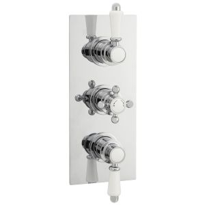 Triple Thermostatic Shower Valve - Nuie ITY315 Chrome, Chrome colour ,image 1