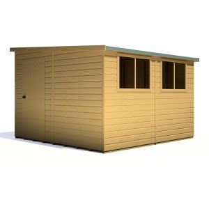 Norfolk 10 x 10 Single Door Shiplap Shed - Style A