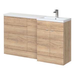 1500mm Right Hand Combination - Hudson Reed CBI3014 Oak, Oak colour ,image 1