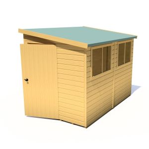 Norfolk 9 x 6 Single Door Loglap Shed - Style A
