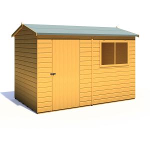 Lewis 10 x 6 Single Door Loglap Shed - Reverse Style D
