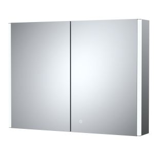 800mm Mirror Cabinet - Hudson Reed LQ094 Silver ,image 1