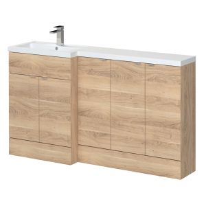 1500mm Left Hand Combination - Hudson Reed CBI3017 Oak, Oak colour ,image 1