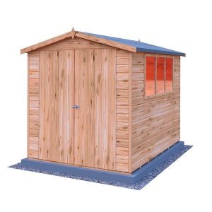 Lewis 8 x 6 Double Door Loglap Shed