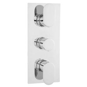 Triple Thermostatic Shower Valve - Hudson Reed REI3611 Chrome, Chrome colour ,image 1