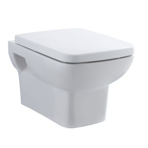 Wall Hung Pan & Seat - Hudson Reed CPA005 Gloss White, White colour ,image 1