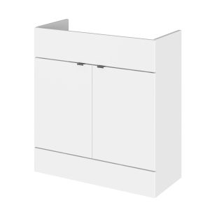 800mm Vanity Unit - Hudson Reed OFF109 Gloss White, White colour ,image 1