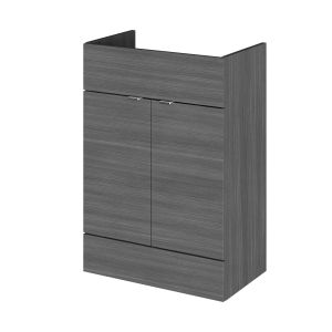 Fusion Brown Grey Avola 600mm Vanity Unit, Brown/Grey colour ,image 3
