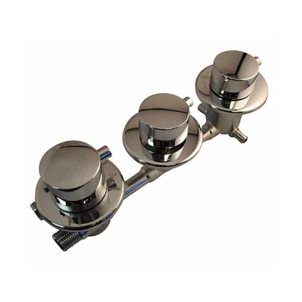 Push Fit 3 Dial 5 Output Thermostatic Shower Valve ,image 1