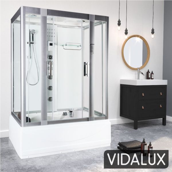 Vidalux Aegean 1350 Steam Shower Whirlpool 1350 x 800 ,image 1