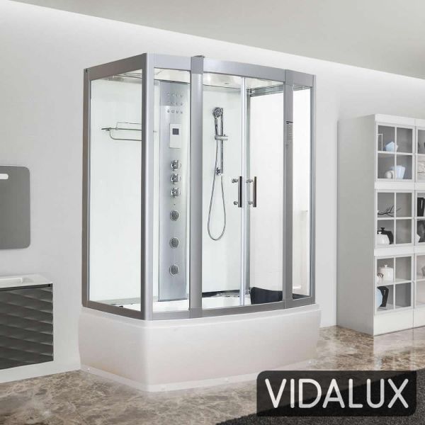 Vidalux Aegean 1500 Steam Shower Whirlpool & AirSpa Bath 1500 x 900 ,image 1