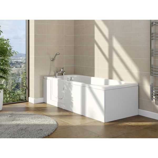 Avrail 1500 Easy Access Walk-In Bath, White colour ,image 1
