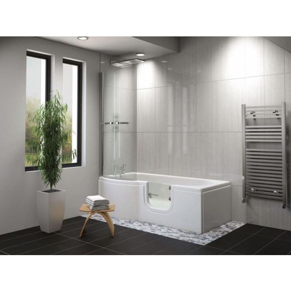 Carnelian 1675 Easy Access Walk-In Bath, White colour ,image 17